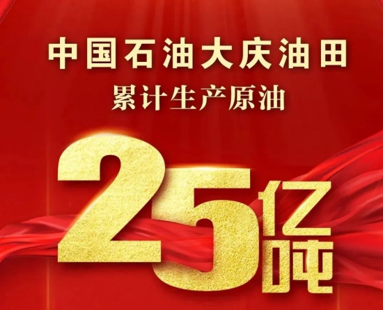 大慶油田累計生產原油突破25億噸